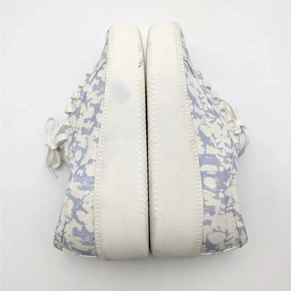 Open Edit Edlandyn Platform Sneakers Women's Blue Marble Size US6.5M EU36.5